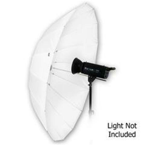 60 in. Pro 16-Rib, Shoot-Through Neutral White Diffusion Parabolic Umbrella, Fotodiox, Mfr#: Umbrella-Parabolic-ShootThrough-60